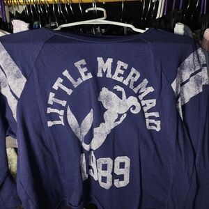 Little Mermaid  t-shirt 3/4 sleeve blue